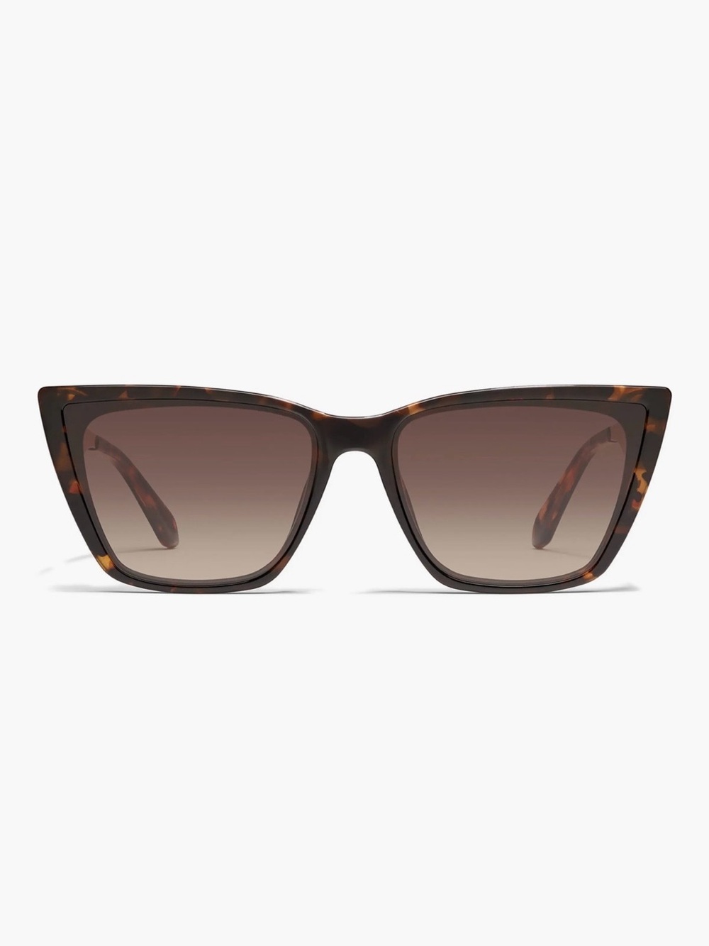Quay call the shots remixed Tortoiseshell Sunglasses - Brown Gradient
